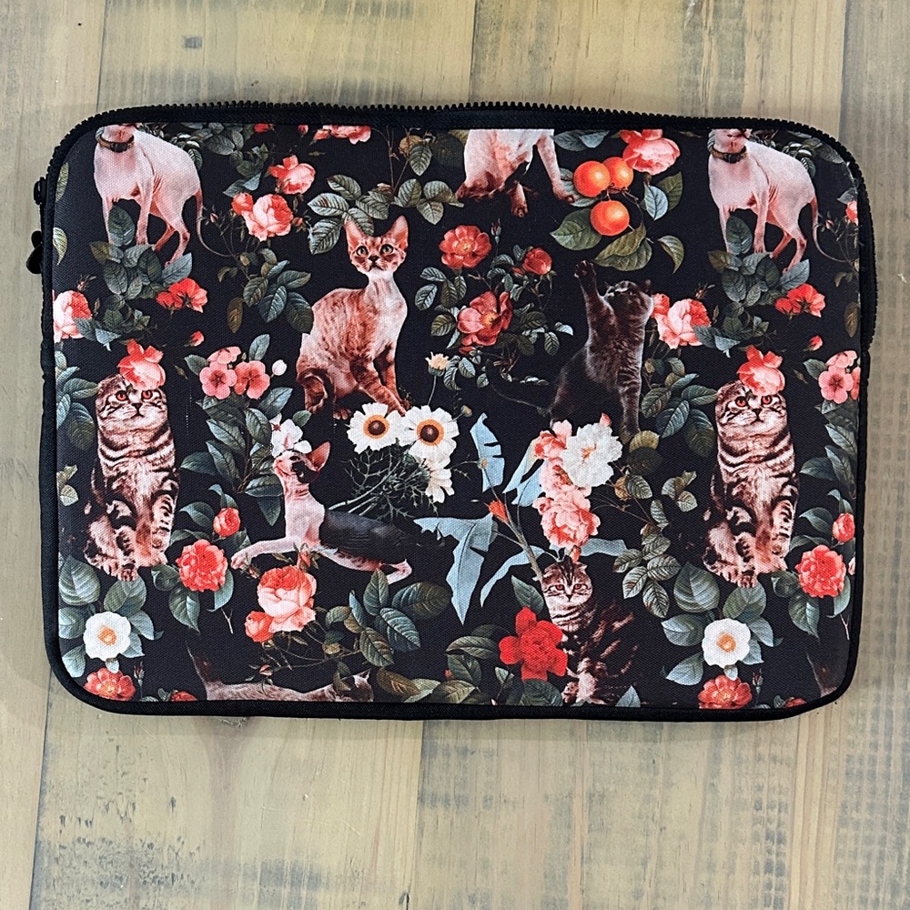Society6 Black and Pink Laptop Sleeve